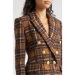 L’AGENCE Kenzie Plaid Tweed Double Breasted Blazer – Size 10– NWT