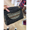 Minime Paris Black/White/Gold Tweed Med Sac
