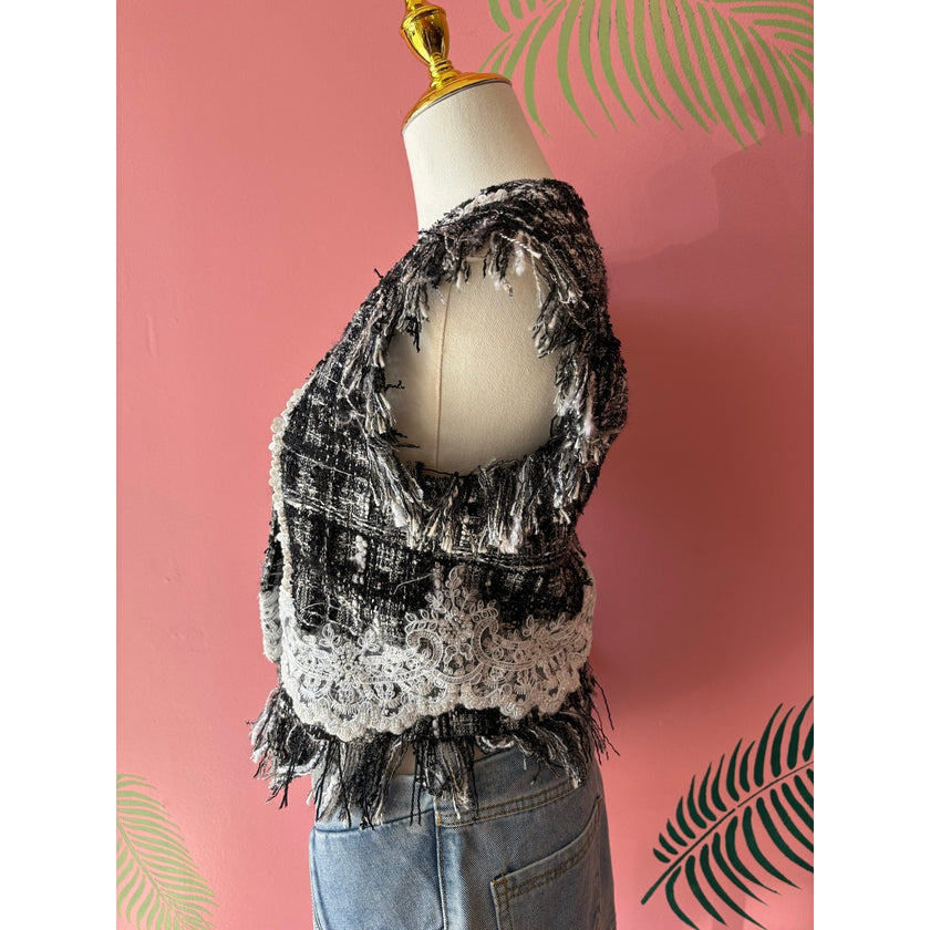 Minime Paris, Tweed Vest Top