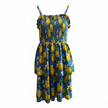Rock Your Baby/Kid, Limonata Sun Dress, Lemons Smocked Tiered Dress, NWT