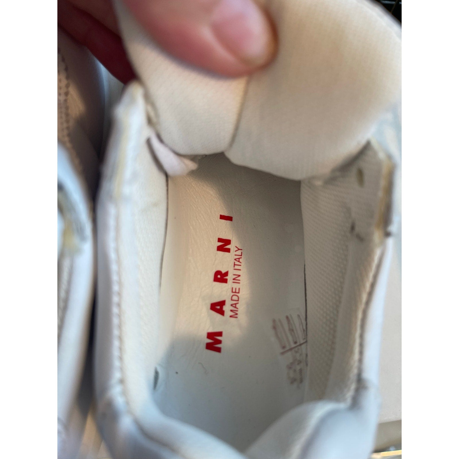 Marni Kids Leather Sneakers NWT size: 25 Italian Kids
