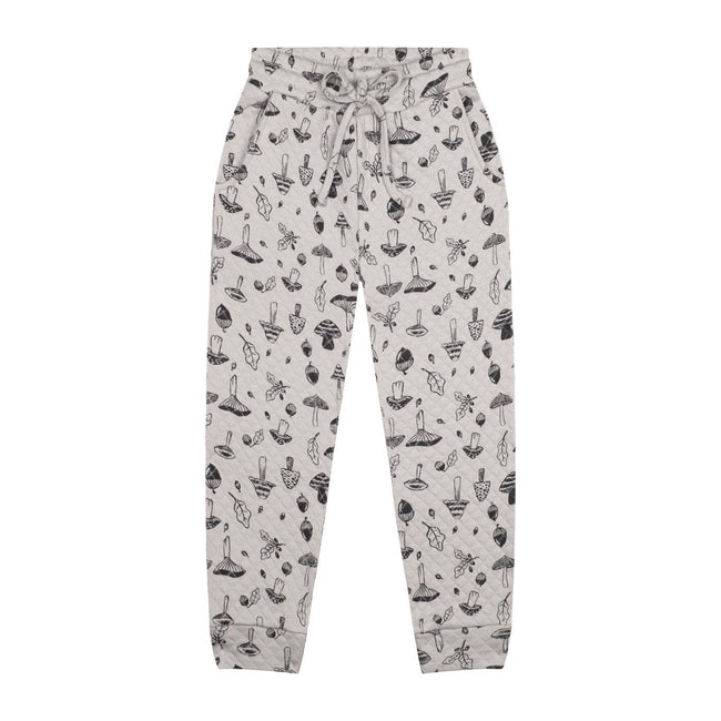 Antebies, Autumn Mushrooms Quilted Sweatpants