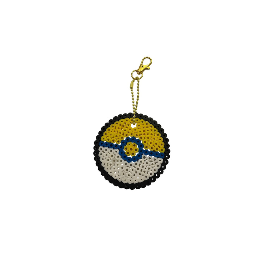 Handmade Poké Ball–Inspired Keychain 🎮✨