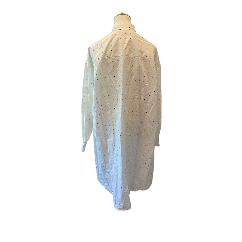 Maison Margiela MM6 Oversized Dot Shirt Dress NWT, Size Small Women’s, XS Mens