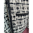 Minime Paris, Black and White Cropped Tweed Blazer NWOT Medium