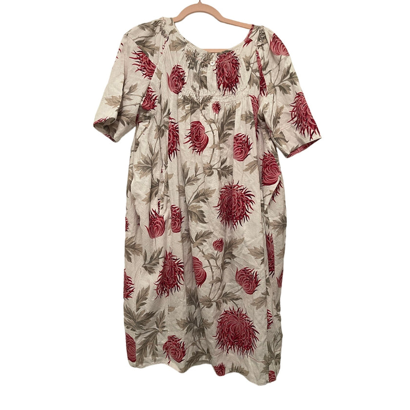 High Everyday Couture, High Rise Cotton Printed Dress, NWT, size: 40, MSRP $880