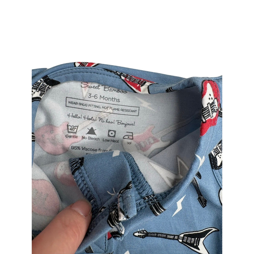 Sweet Bamboo, Rock N Roll Romper, NWT, 3-6 Months