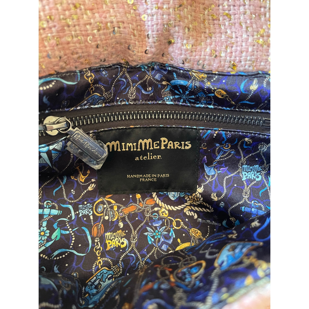 "Étoile de Minime" Upcycled Couture Tweed Bag