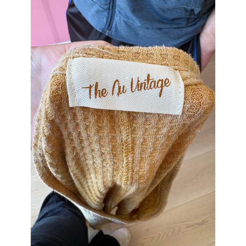 Nu Vintage Waffle Tee, NWOT Size Small