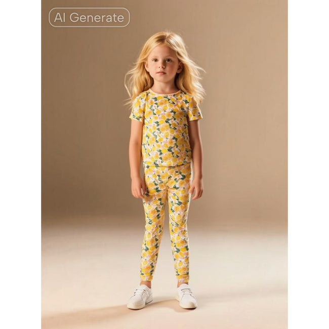 Antebies, Lemonade Short-Sleeved Pajama Set