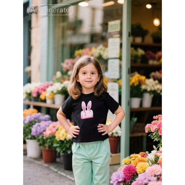 Upcycled Alternative Apparel T Shirt, NWOT, Kid size 6-8 years