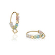 With Love Darling, Community Hoop Beaded Earrings