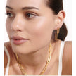 With Love Darling, Mia Long Link Earrings, NWT