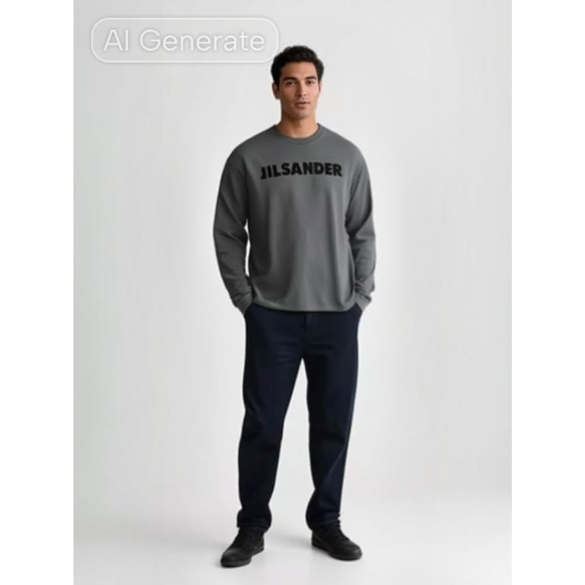 Jil Sander Men's Long Sleeve T-Shirt, NWT