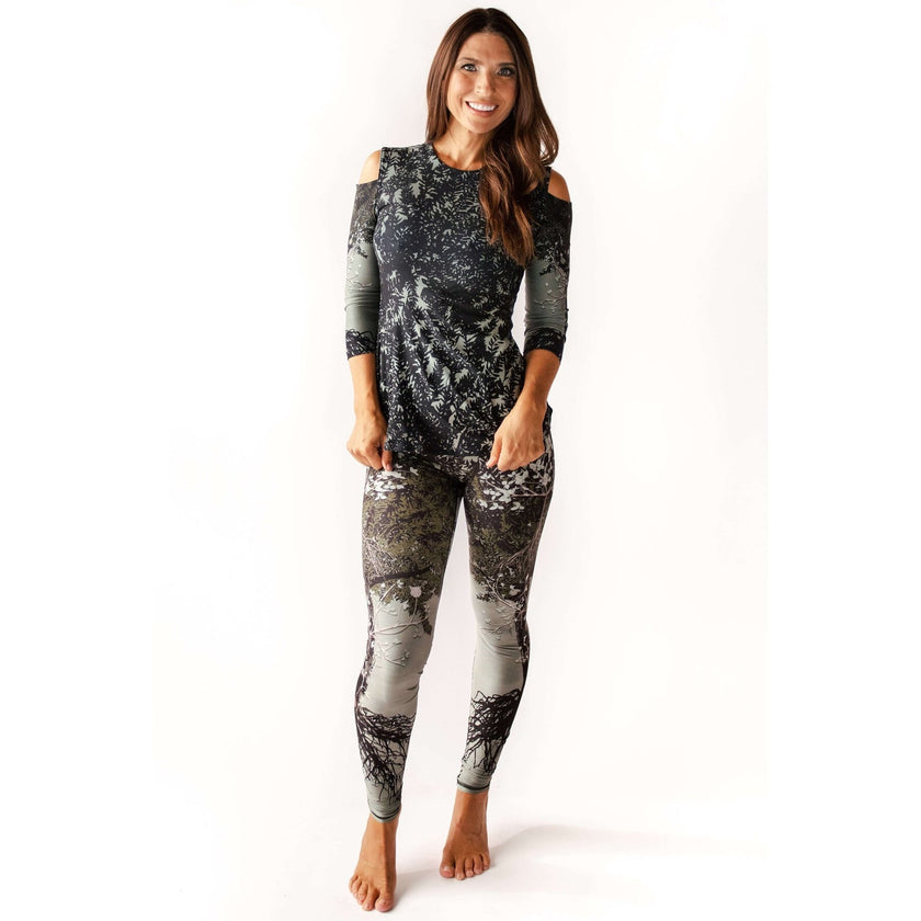 Yoga Democracy, Open Shoulder Top, Transformation, NWT, Multiple Sizes Available