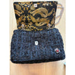 Minime Embossed Leather/ Tweed Medium Sac