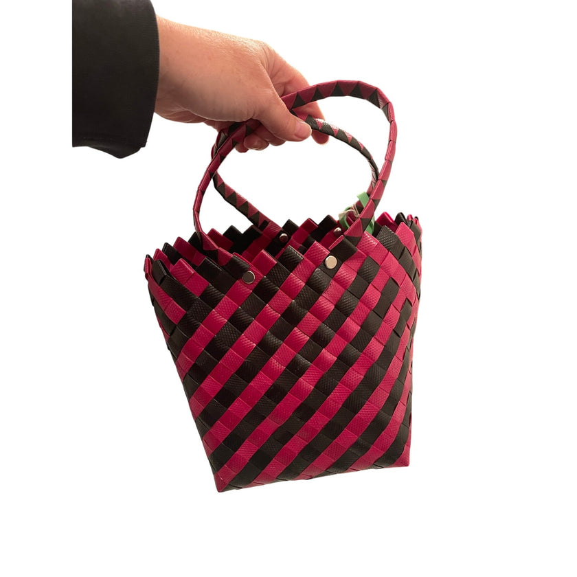 Marni Market, Taha Bag with Woven Handle
