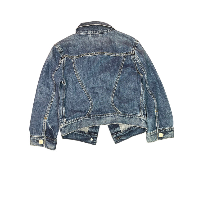Gap × Cult Gaia Kids Asymmetrical Denim Jacket Size Small 6/7 kids