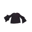 Roksanda, Navy Ruffle Sleeve Blouse, NWT, UK 10