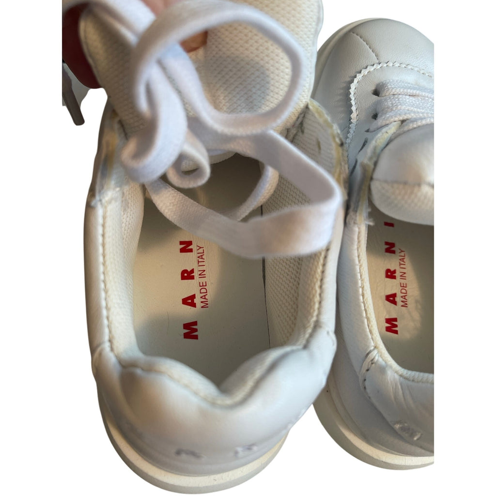 Marni Kids Leather Sneakers NWT size: 25 Italian Kids