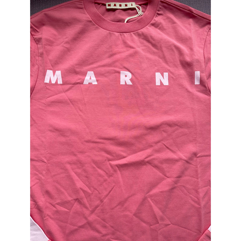 Marni Kids Long Sleeve Logo Shirt NWT 8yr