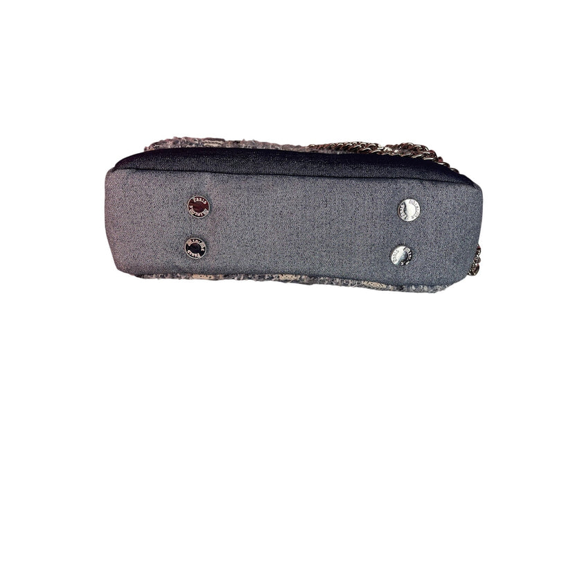 Minime Paris Tweed and Denim Medium Sac NWOT