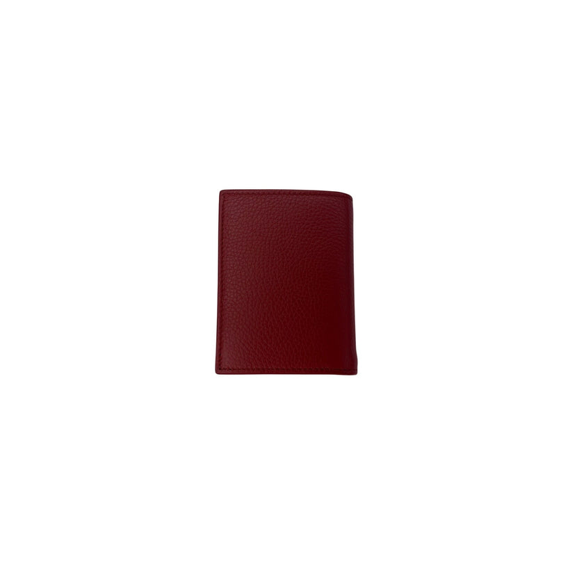 Marni Brown/Red Bifold Wallet with Marbled Interior NWT