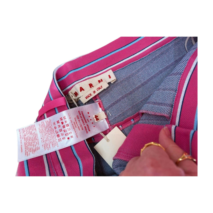 Marni Pink Stripe Trousers