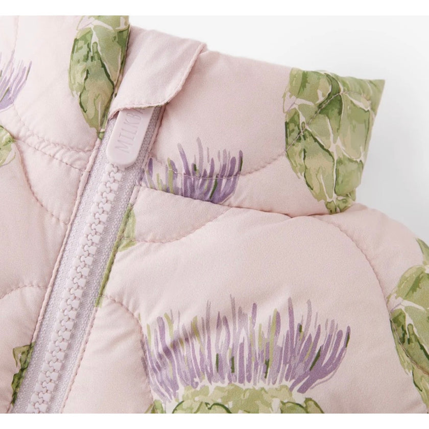 Milkbarn Down Vest Artichoke, NWT, 18-24 Months