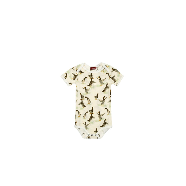 Milkbarn Organic Cotton Short Sleeve Onesie, NWT, 12-18 Months
