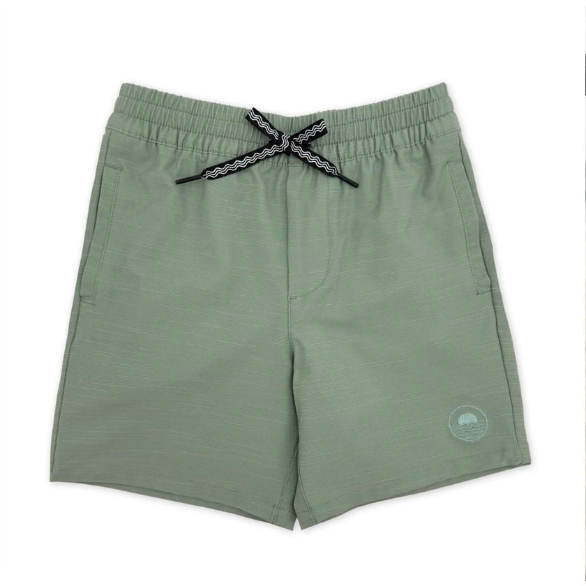 Feather 4 Arrow, Buckle Up Hybird Short, Mineral Green