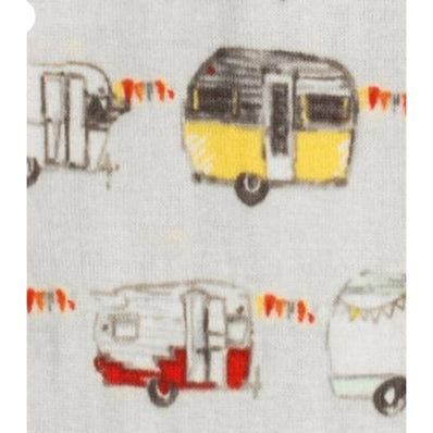 Milkbarn, Vintage Trailers Organic Cotton Baby Jogger Pants, NWT