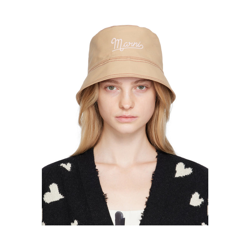 Marni Embroidered Bucket Hat NWT