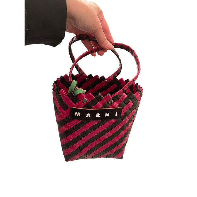Marni Market, Taha Bag with Woven Handle