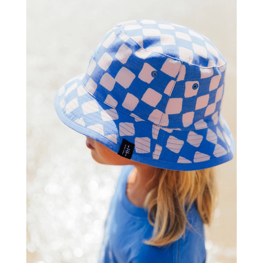 Feather 4 Arrow, Reversible Bucket Hat, Check Mate
