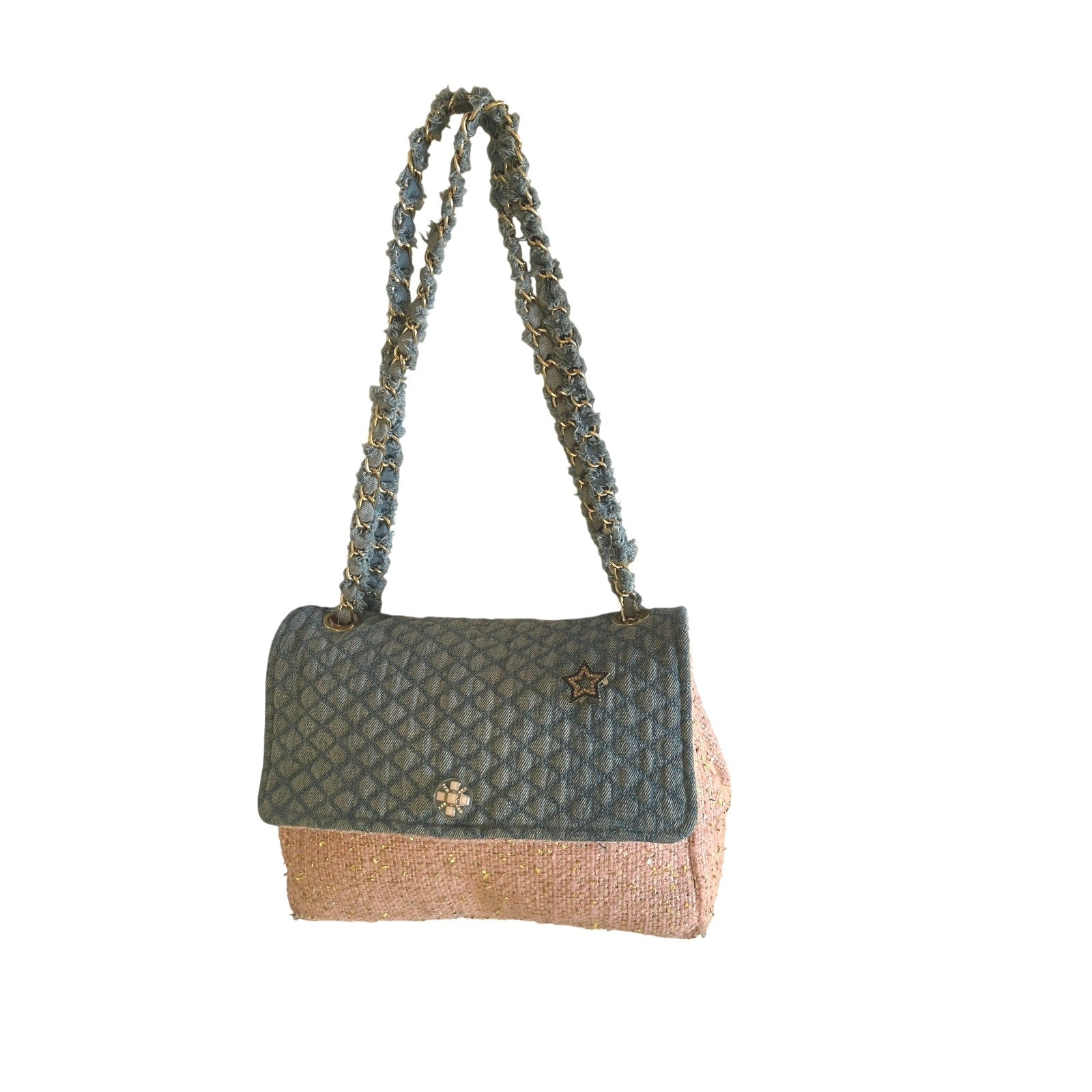 "Étoile de Minime" Upcycled Couture Tweed Bag