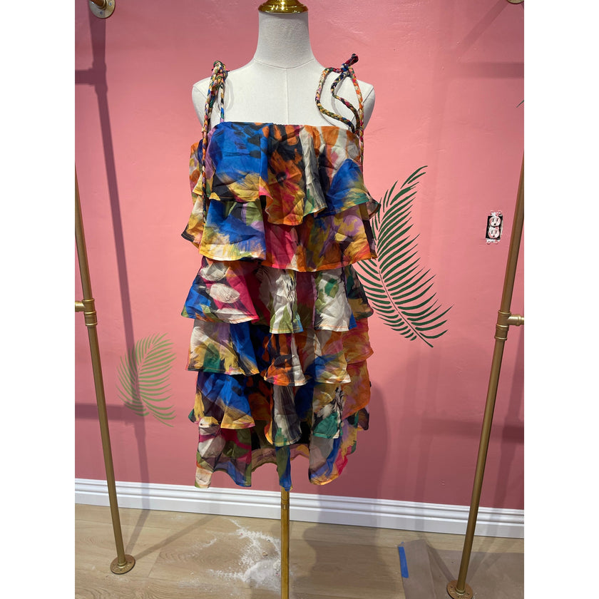 Show Me You MuMu, Rowen Ruffle Dress, size Large