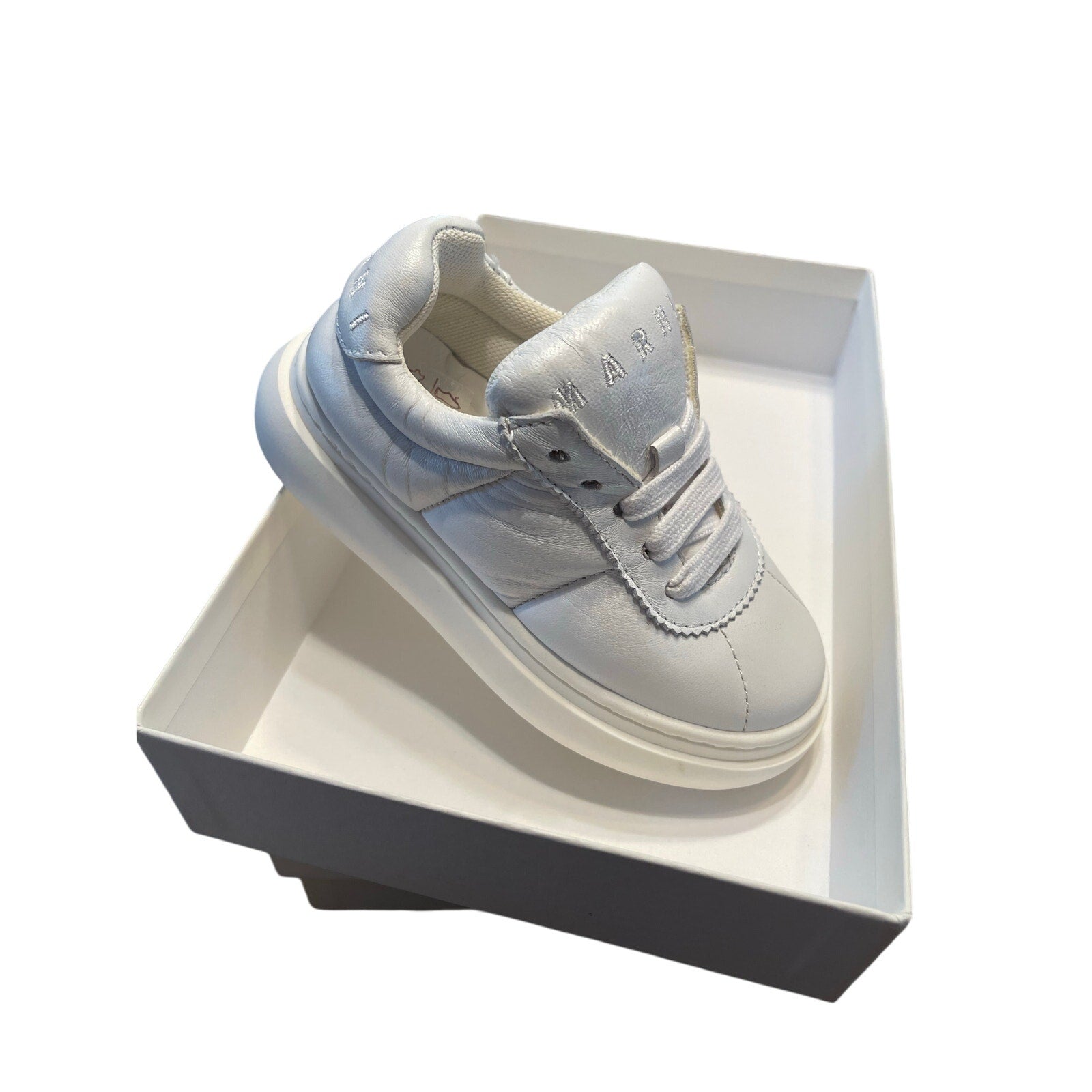 Marni Kids Leather Sneakers NWT size: 25 Italian Kids