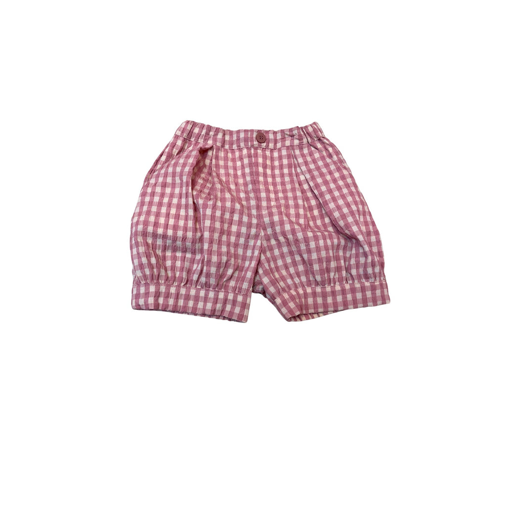 The Sunday Collective, Gingham Balloon Shorts, NWT size 4/5 yrs