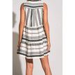 Elan Stripped Sleeveless A-Line Mini Dress, NWT, Size: Large