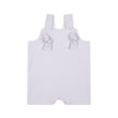 Antebies, Lilac Ribbed Shorts Overalls