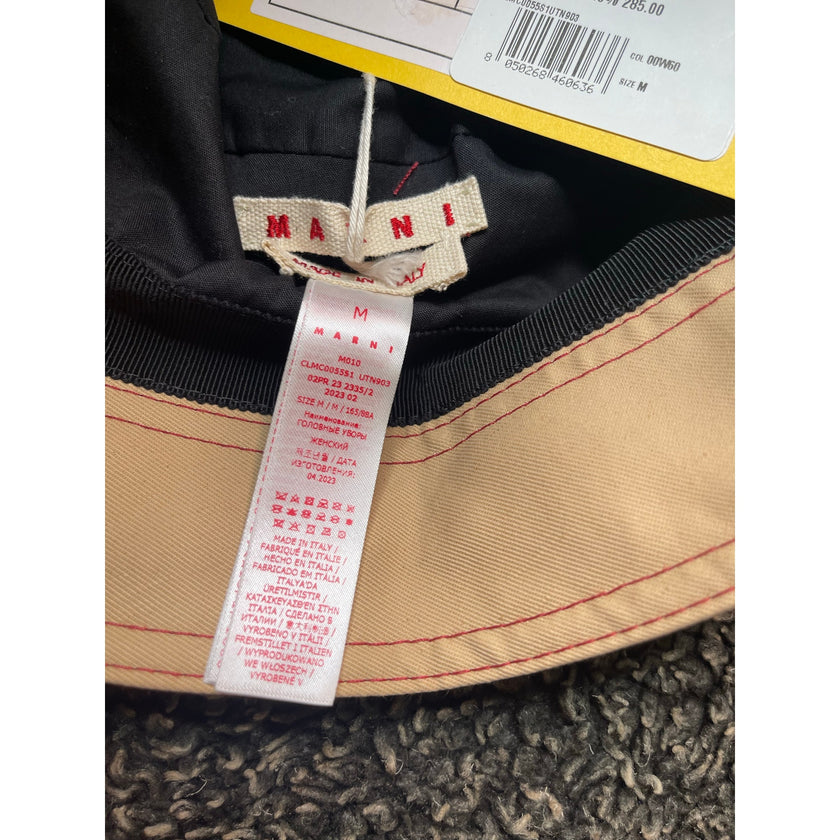 Marni Embroidered Bucket Hat NWT