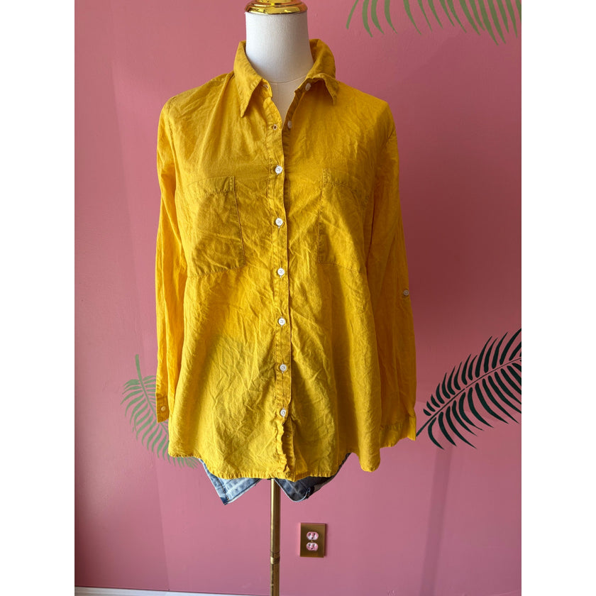 Nu Vintage Yellow Blouse