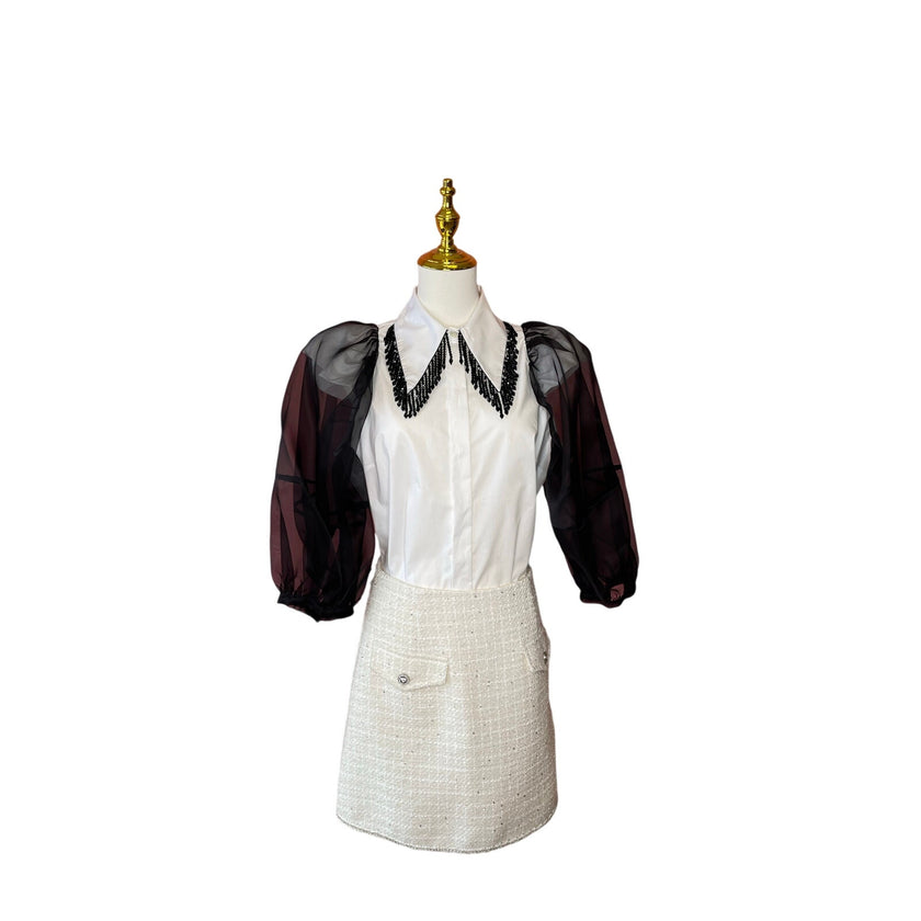 Dahlo Balloon Sleeveless Shirt NWT IT44