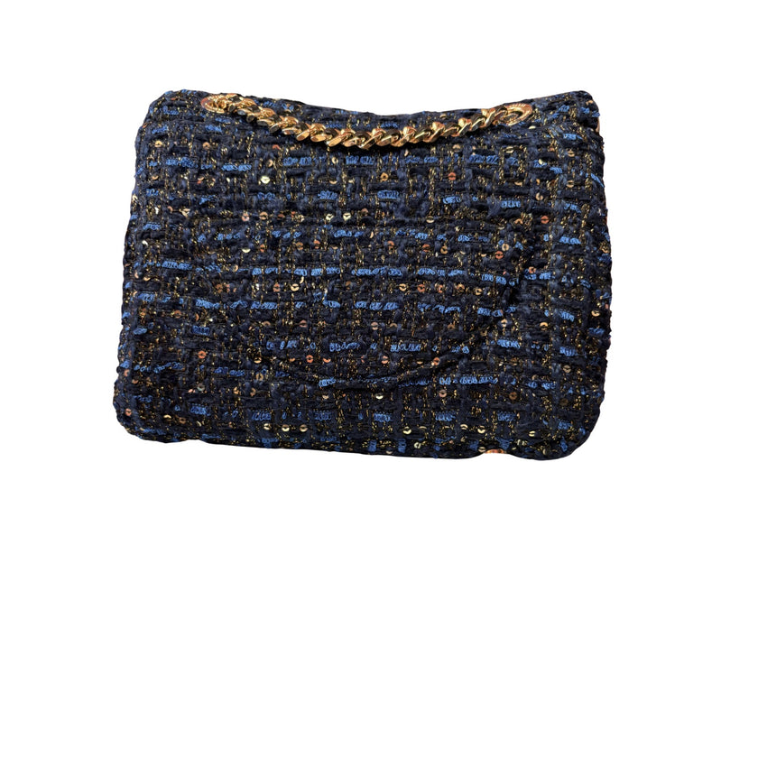 Minime Paris Navy Tweed XS Sac
