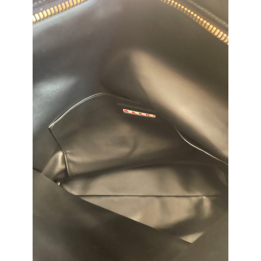 Marni Pod Folded Leather Pouch Bag