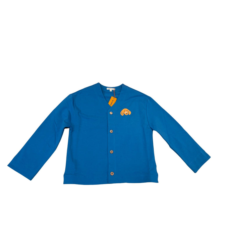 Sunday Collective Kids Cotton Cardigan – Blue with Dog NWT Size 8/9
