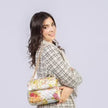 Minime Paris, White Tweed Embellished Collar Blazer