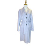 Marni Lilac Wool Cashmere Belted Coat – Made in Italy, Size 40 NWT