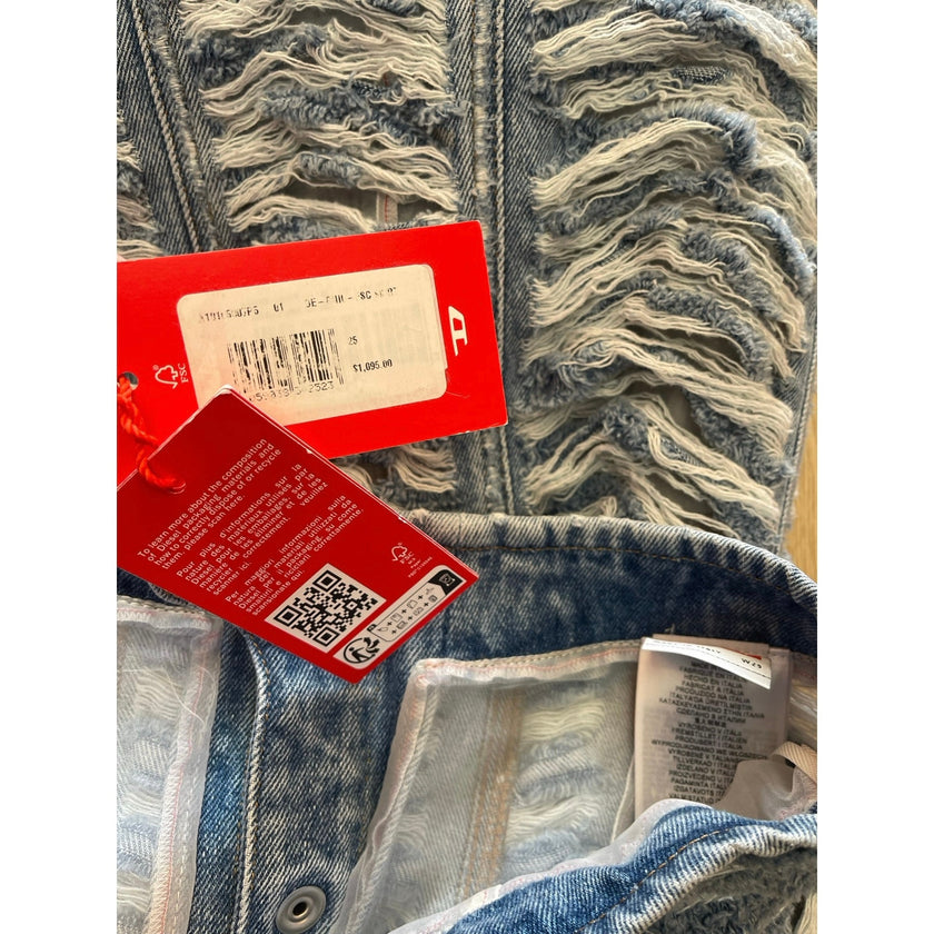 Diesel De-Ghil-FSC Denim MIdi Skirt, NWT Size: 25